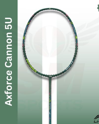 Li-Ning Axforce Cannon Lite Unstrung Badminton Racquet 4U/5U | High Performance Offensive Racket - Deep Teal