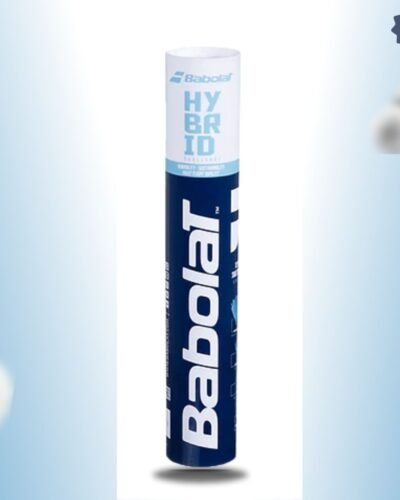 Babolat Hybrid Challenge Feather Badminton Shuttlecock (white)