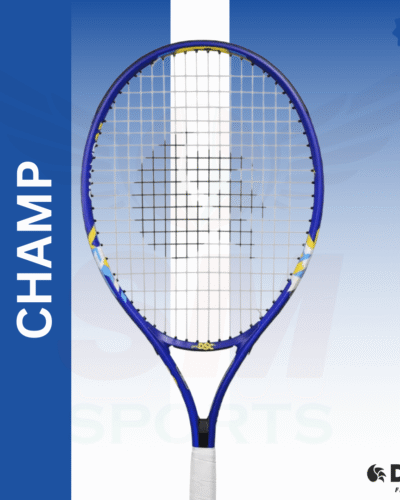 DSC Champ Junior Tennis Racquet for Kids and Beginner Tennis Players - Blue