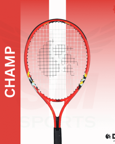 DSC Champ Junior Tennis Racquet for Kids and Beginner Tennis Players - Red