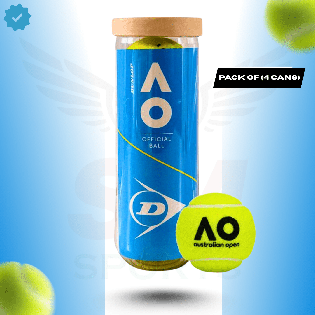 Dunlop Australion Open Tennis Balls - 4 Can