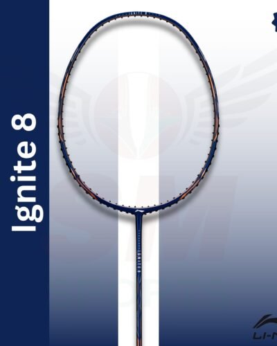 Li-Ning Ignite 8 (strung) Badminton Racquet - Blue