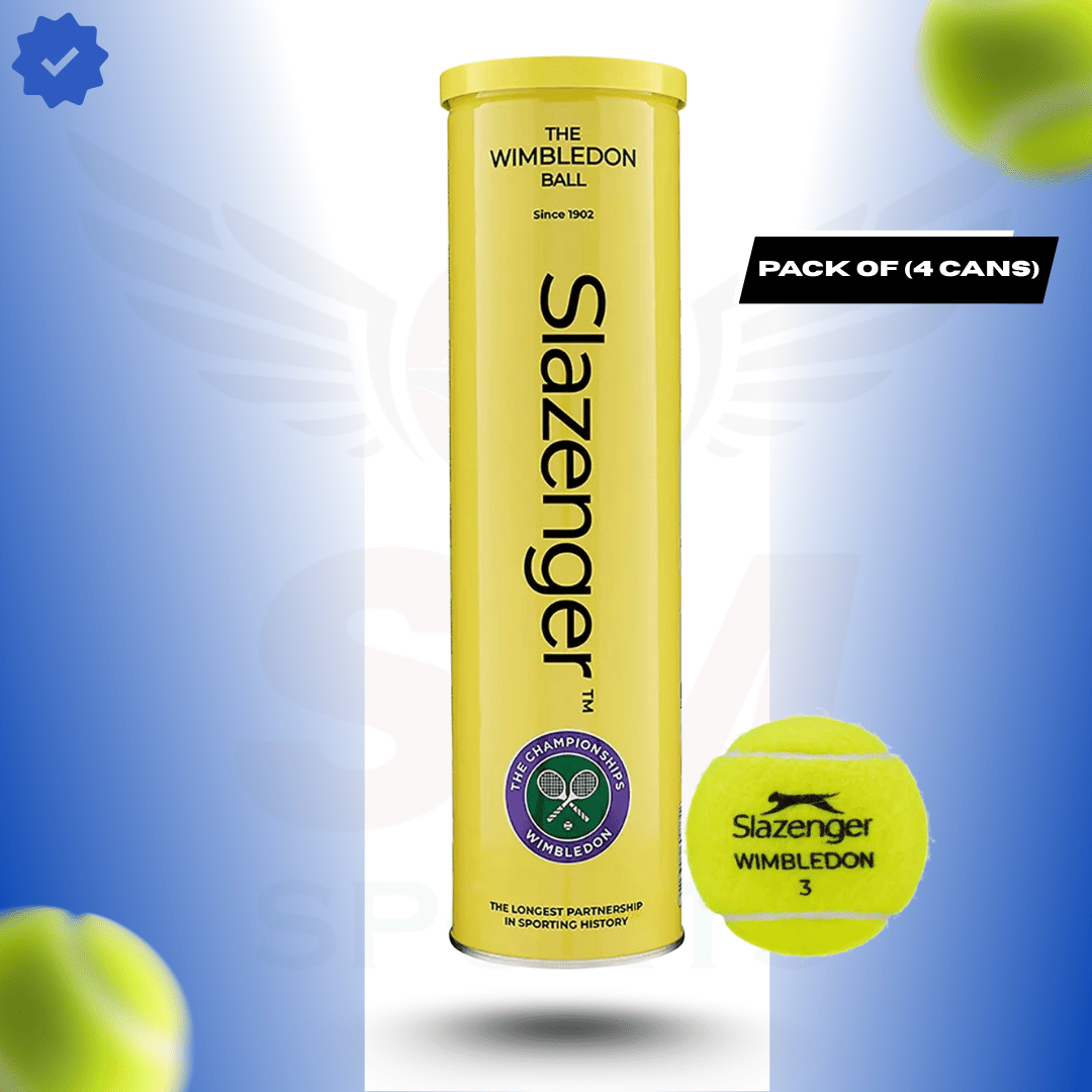 Slazenger Wimbledon Tennis Balls - 4 Can