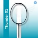 Aervo Thunder X1 (Unstrung) Blue Gray Badminton Racquet