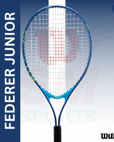 Wilson Federer Junior Tennis Racquet - Blue