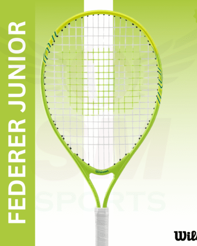 Wilson Federer Junior Tennis Racquet - Green