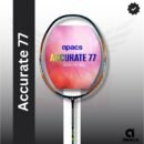 APACS Accurate 77 (unstrung) Badminton Racquet - Black