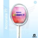 APACS Accurate 77 (unstrung) Badminton Racquet - Pearle White