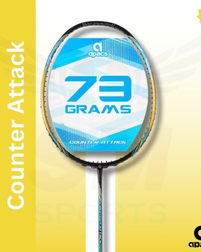 APACS Counter Attack (unstrung) Badminton Racquet - Black/Gold