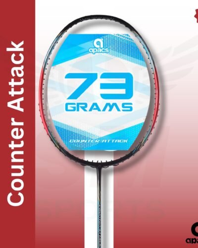 APACS Counter Attack (unstrung) Badminton Racquet - Red