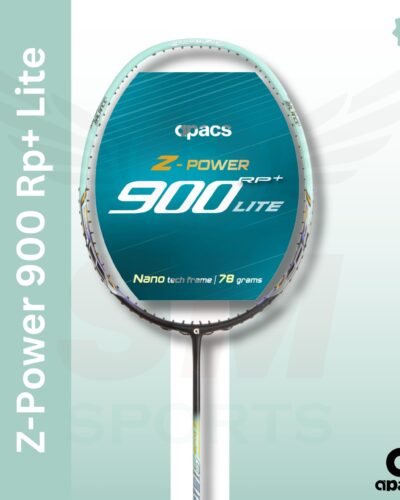 APACS Z Power 900 Rp+ Lite (unstrung) Badminton Racquet - Black