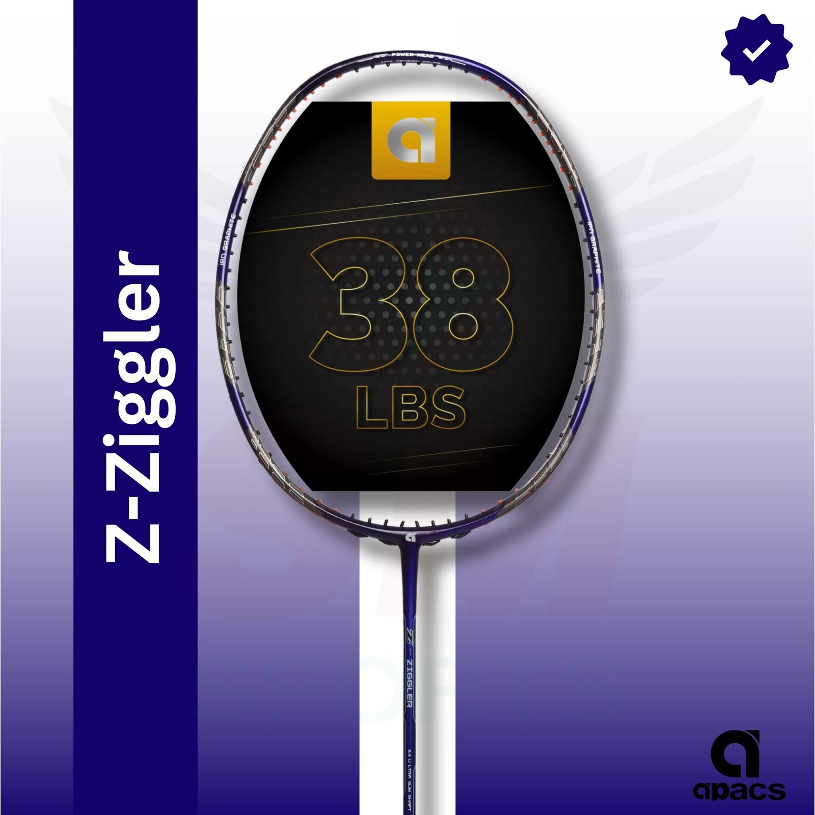 APACS Z-Ziggler (unstrung) Badminton Racquet