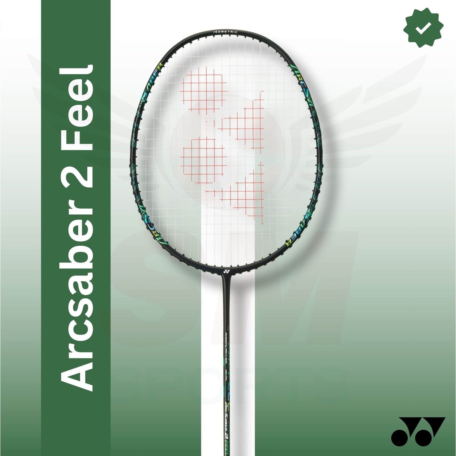 Yonex Arcsaber 2 Feel (Black) (strung) Badminton Racquet