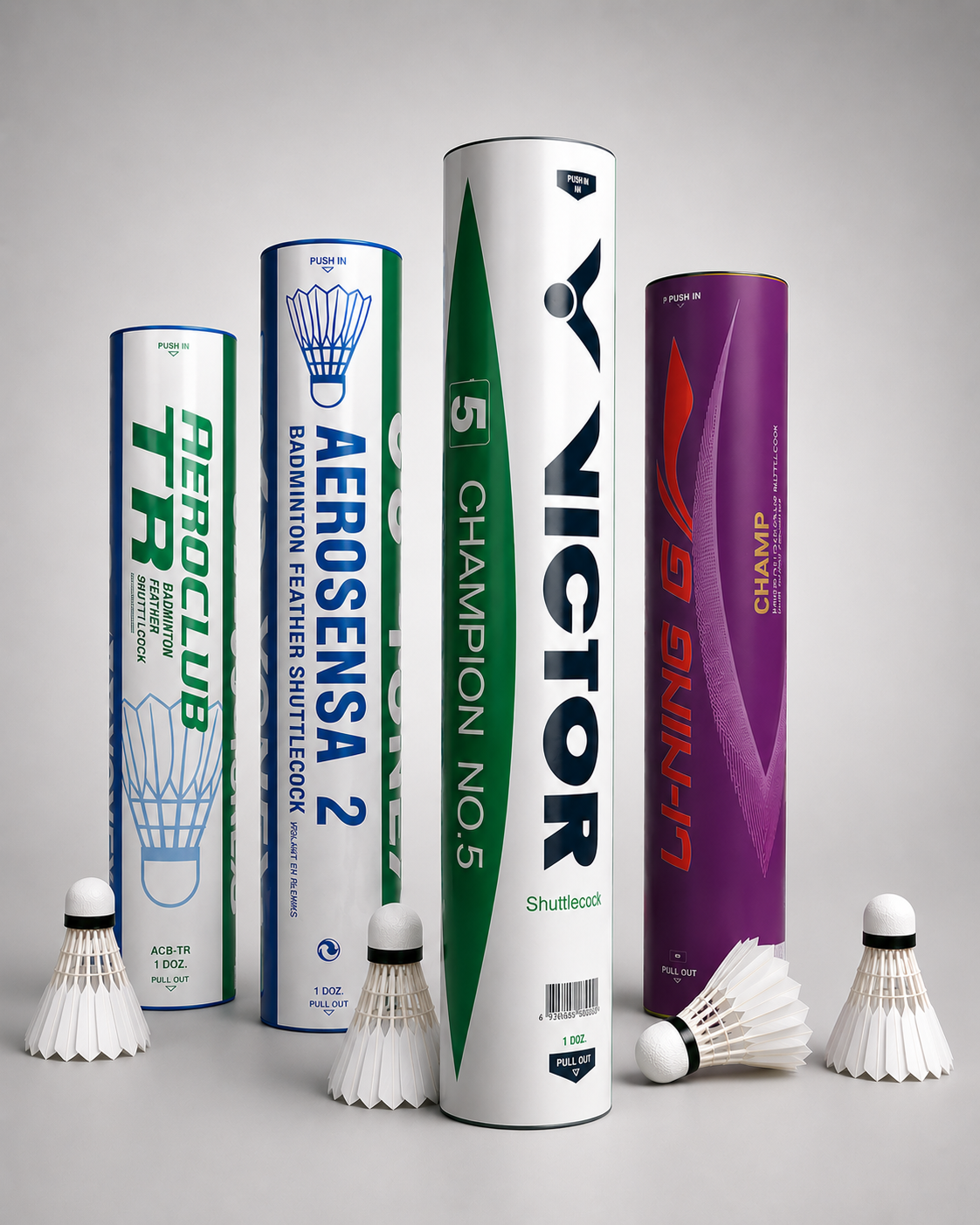 best-badminton-feather-shuttlecock-collection-hero-club-aerosensa-2-victor-champion-li-ning.
