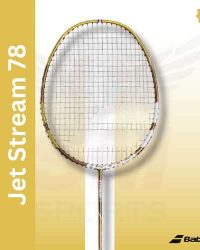 BABOLAT Jet Stream 78 (White/Gold) (unstrung) Badminton Racquet