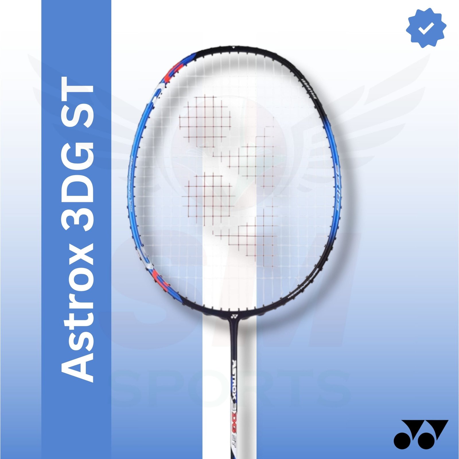 Yonex Astrox 3 DG ST (Blue/Black) (strung) Badminton Racquet