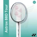 Yonex Astrox 88D Tour (Silver/Green) (unstrung) Badminton Racquet