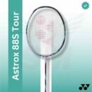 Yonex Astrox 88S Tour (Silver/Green) (unstrung) Badminton Racquet