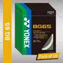 YONEX BG 65 (Pack Of 10) Badminton String