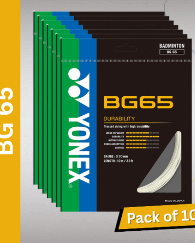 YONEX BG 65 (Pack Of 10) Badminton String