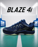 Yonex Blaze 4i Badminton Shoes – Elegant Cyan Lime | True Cushion Technology | Intermediate Level