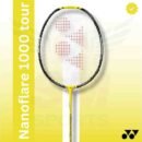 Yonex Nanoflare 1000 Tour (Yellow/Black) (unstrung) Badminton Racquet