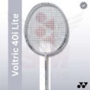 Yonex Voltric 40I Lite (strung) Badminton Racquet - White/Silver