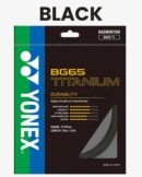 Yonex BG 65 Titanium Badminton String - Black