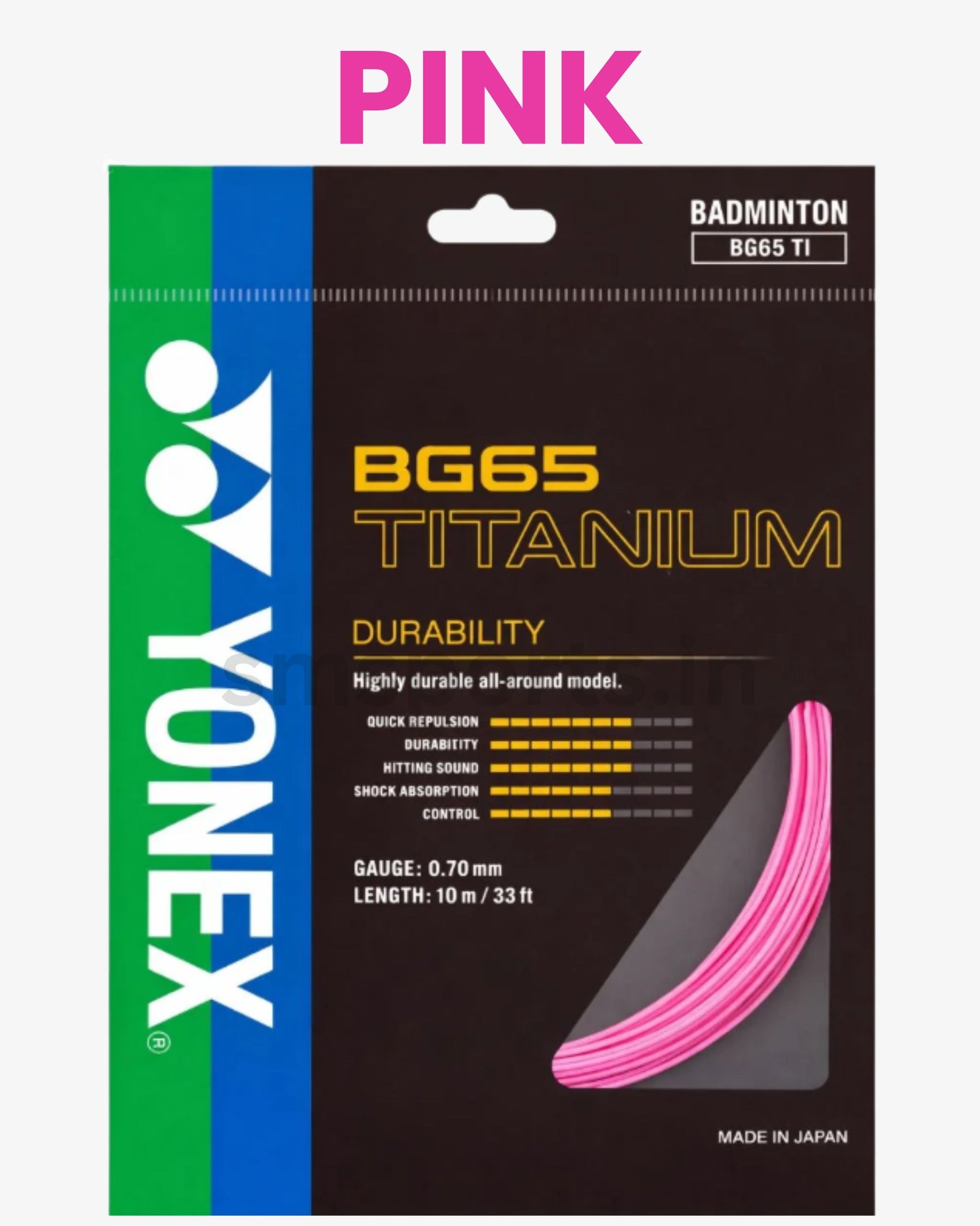 Yonex BG 65 Titanium Badminton String - Image 4