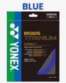 Yonex BG 65 Titanium Badminton String - royal blue