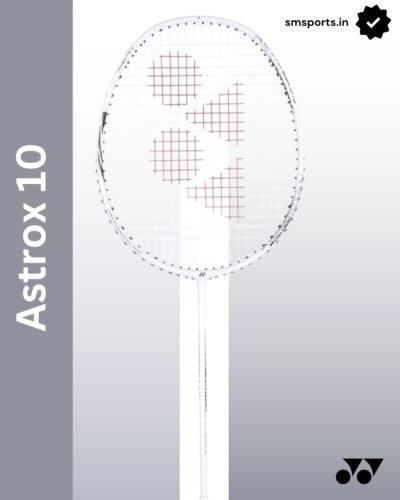Yonex Astrox 10 Badminton Racket - White Black