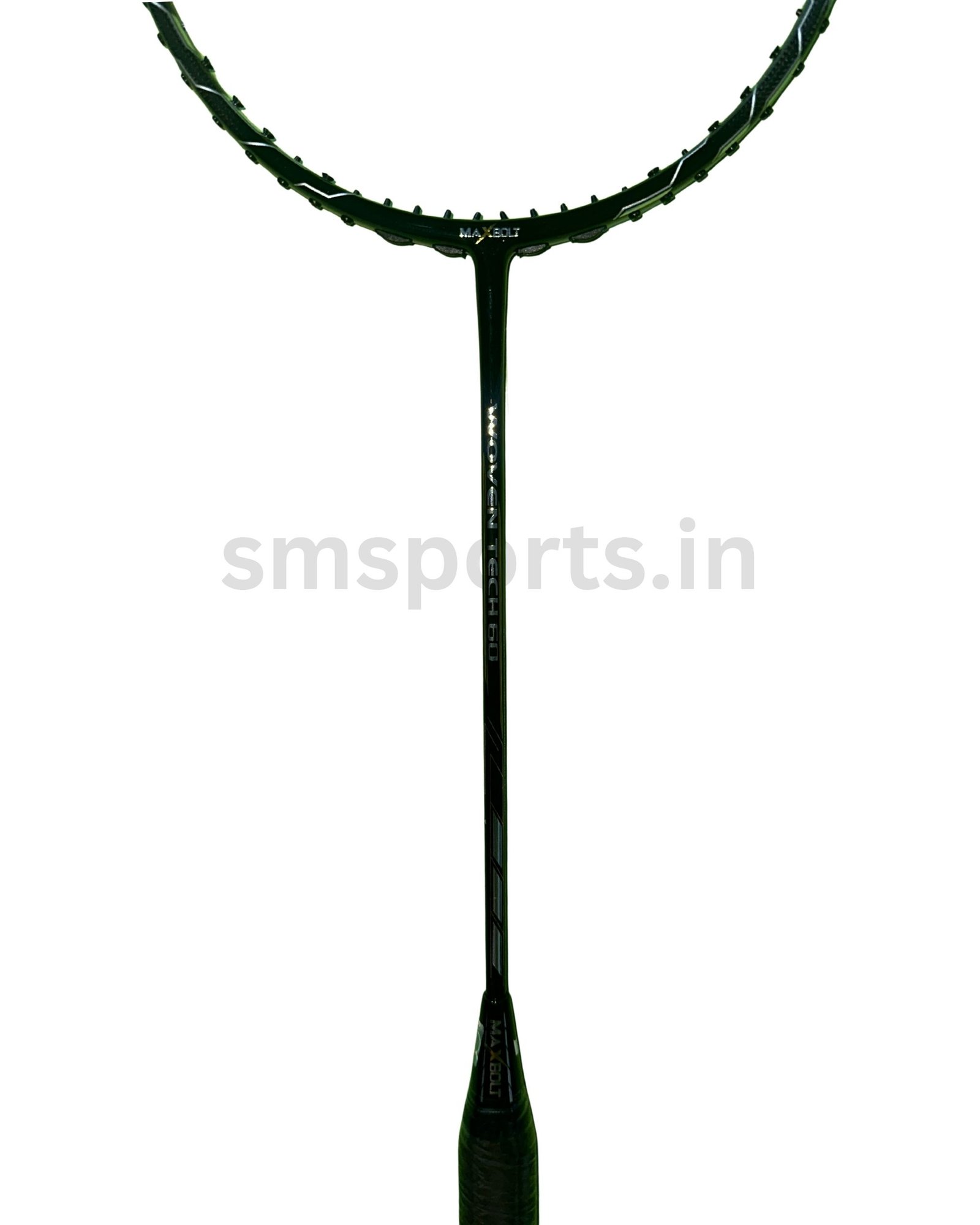 Maxbolt Woven Tech 60 Even Balance black Silver Badminton Racket - Image 4