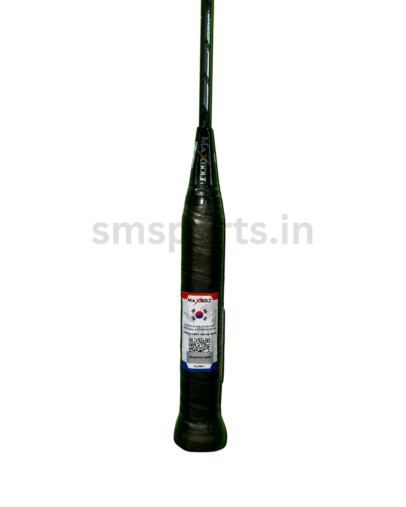 Maxbolt Woven Tech 60 Even Balance black Silver Badminton Racket - Image 3