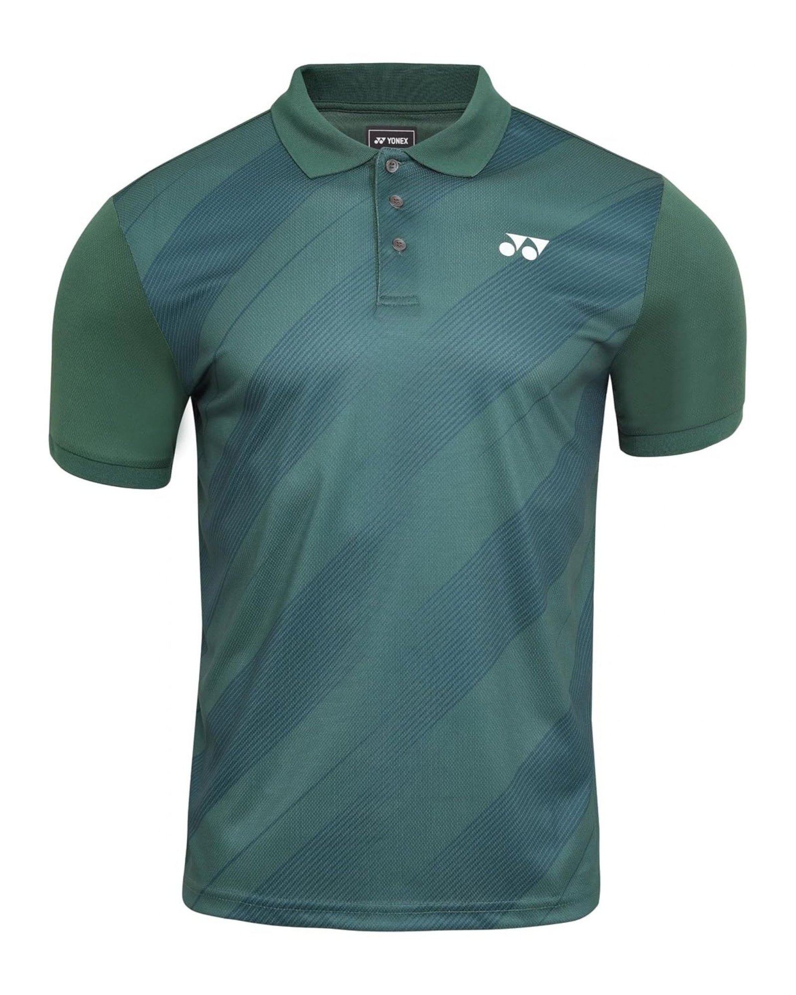 Yonex 2976 Men's Easy5 Polo T-Shirt (Dark Green) - Quick-Dry Sports Polo for Badminton & Gym - Image 2
