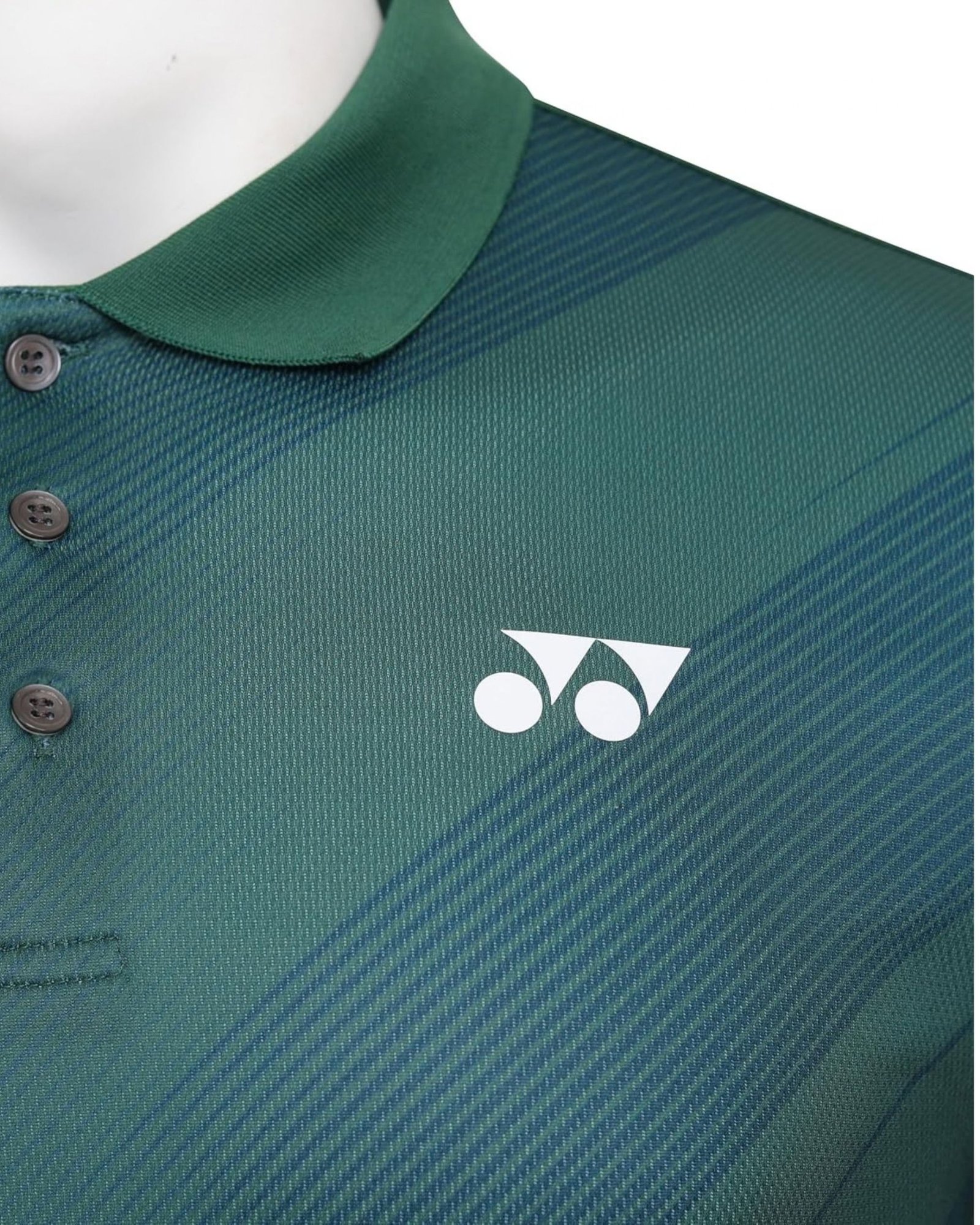Yonex 2976 Men's Easy5 Polo T-Shirt (Dark Green) - Quick-Dry Sports Polo for Badminton & Gym - Image 4