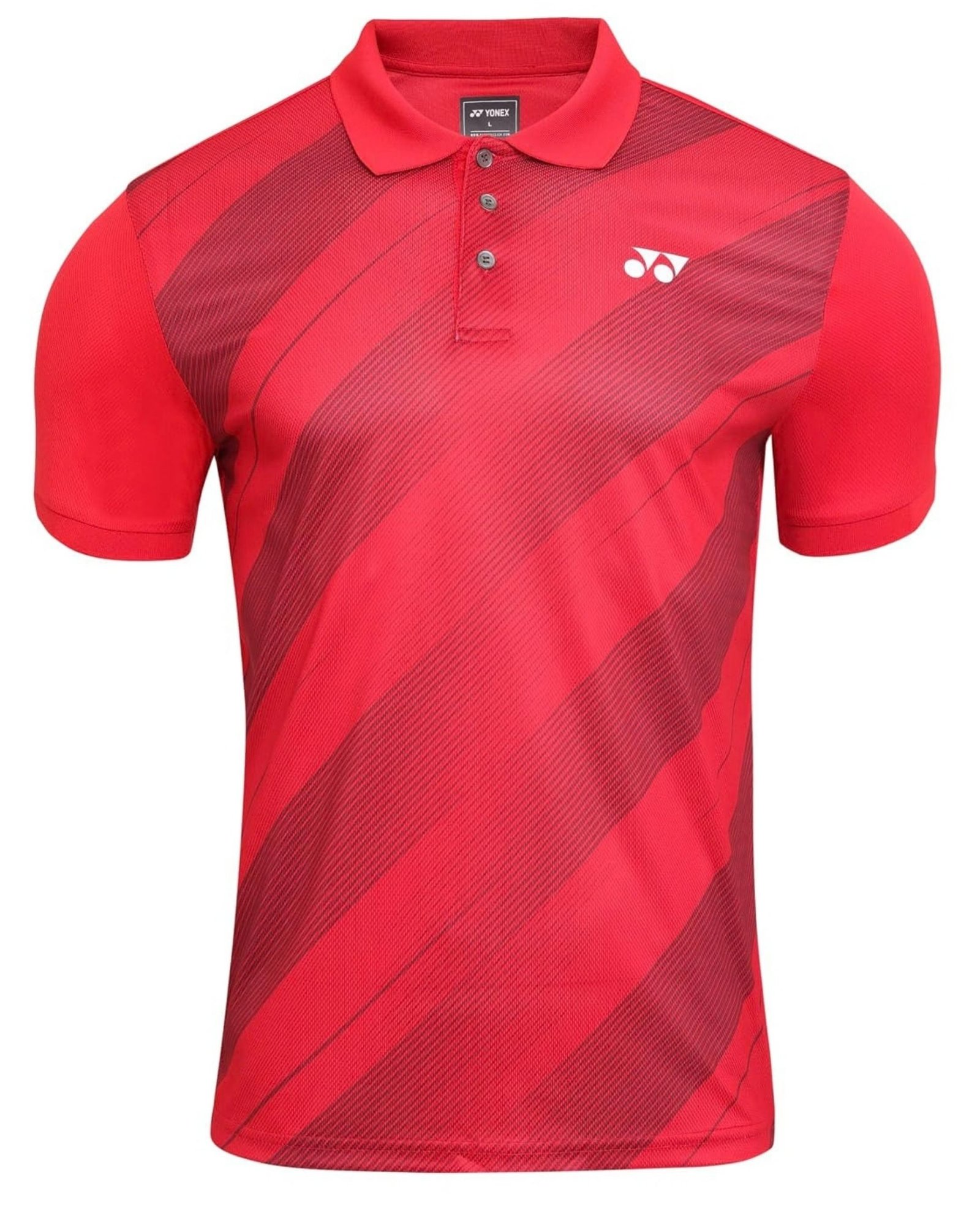 Yonex 2976 Men's Easy5 Polo T-Shirt (True Red) - Quick-Dry Sports Polo for Badminton & Gym - Image 2