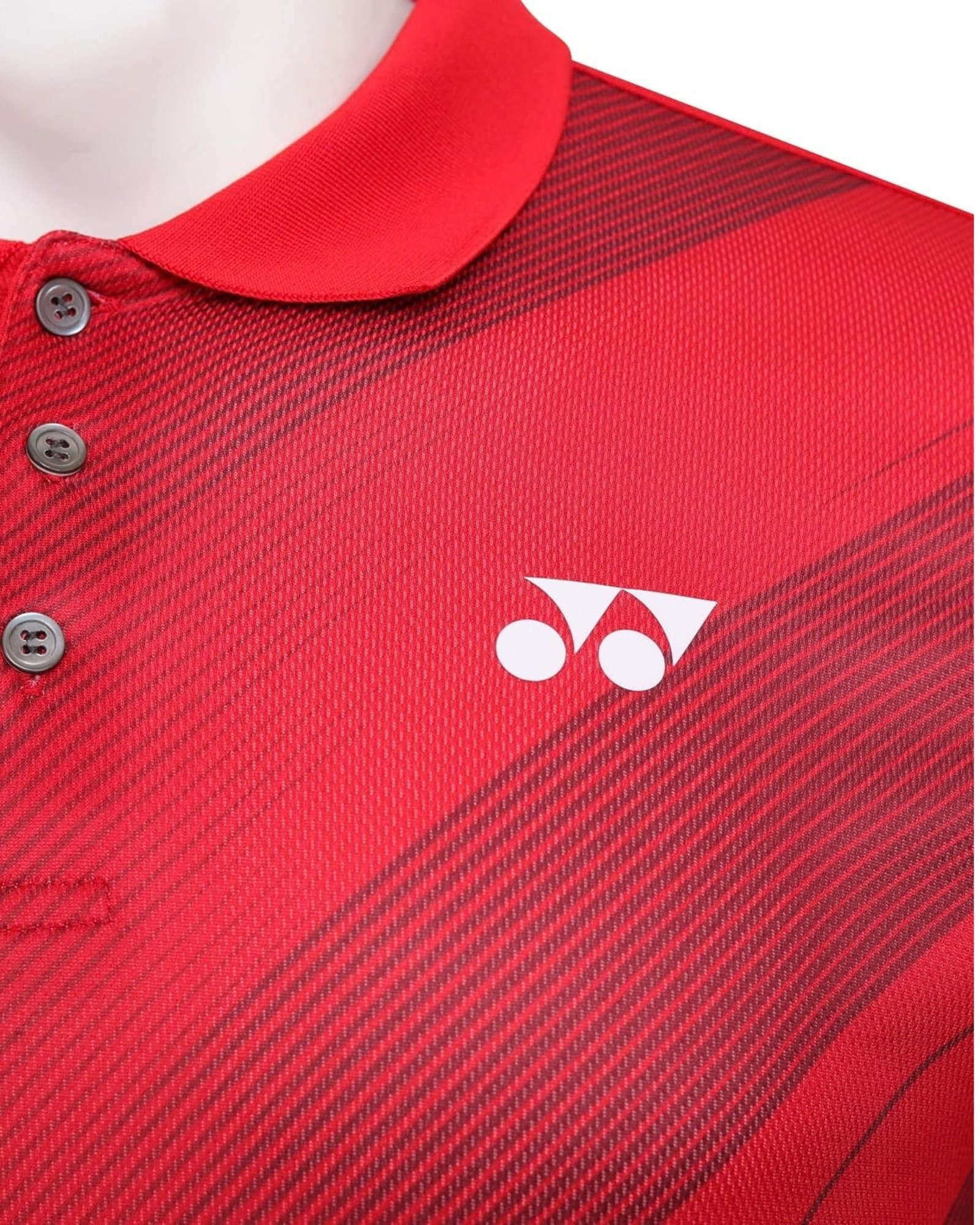 Yonex 2985 Men's Easy5 Polo T-Shirt (True Red) - Breathable Polyester Sports & Casual Wear - Image 4