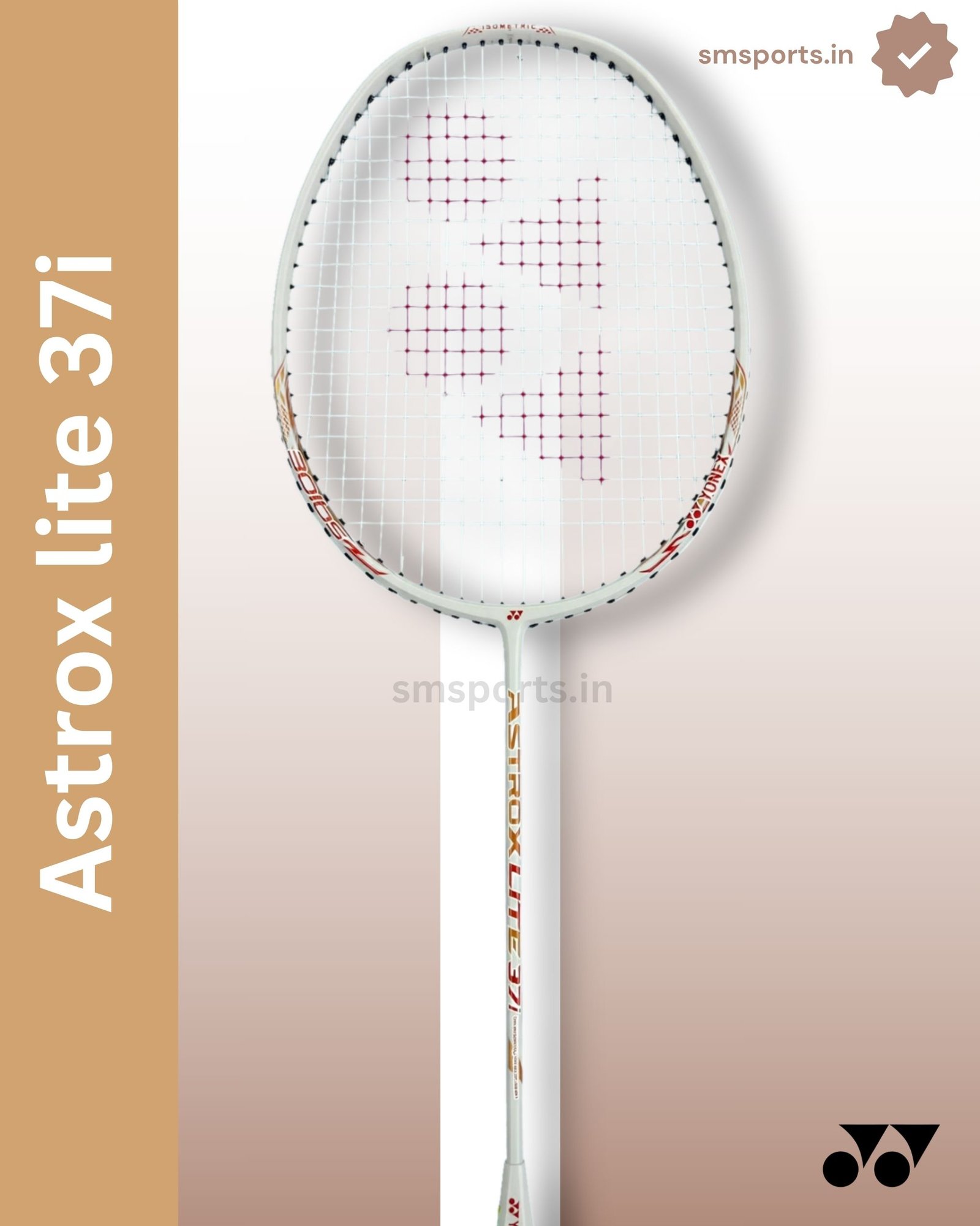 Yonex Astrox 37I Lite Badminton Racquet - Off White