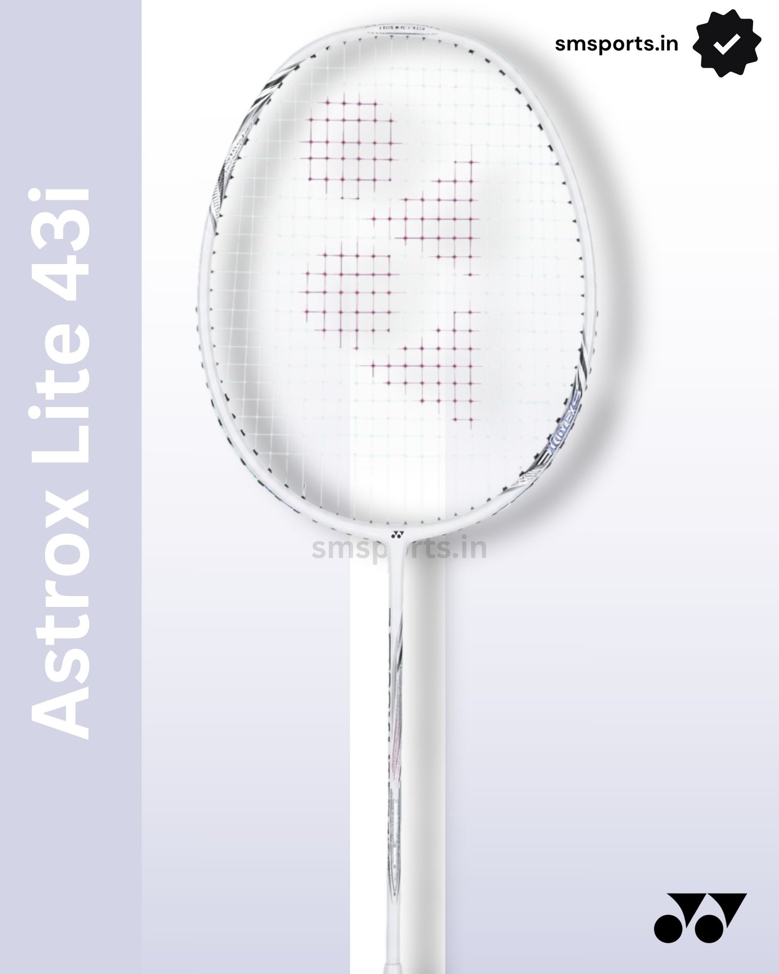 Yonex Astrox 43i Lite Badminton Racqet - Pearle White