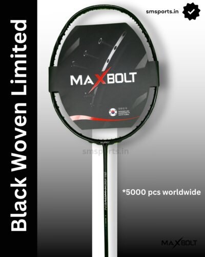 Maxbolt Black Woven Limited Edition Badminton Racket