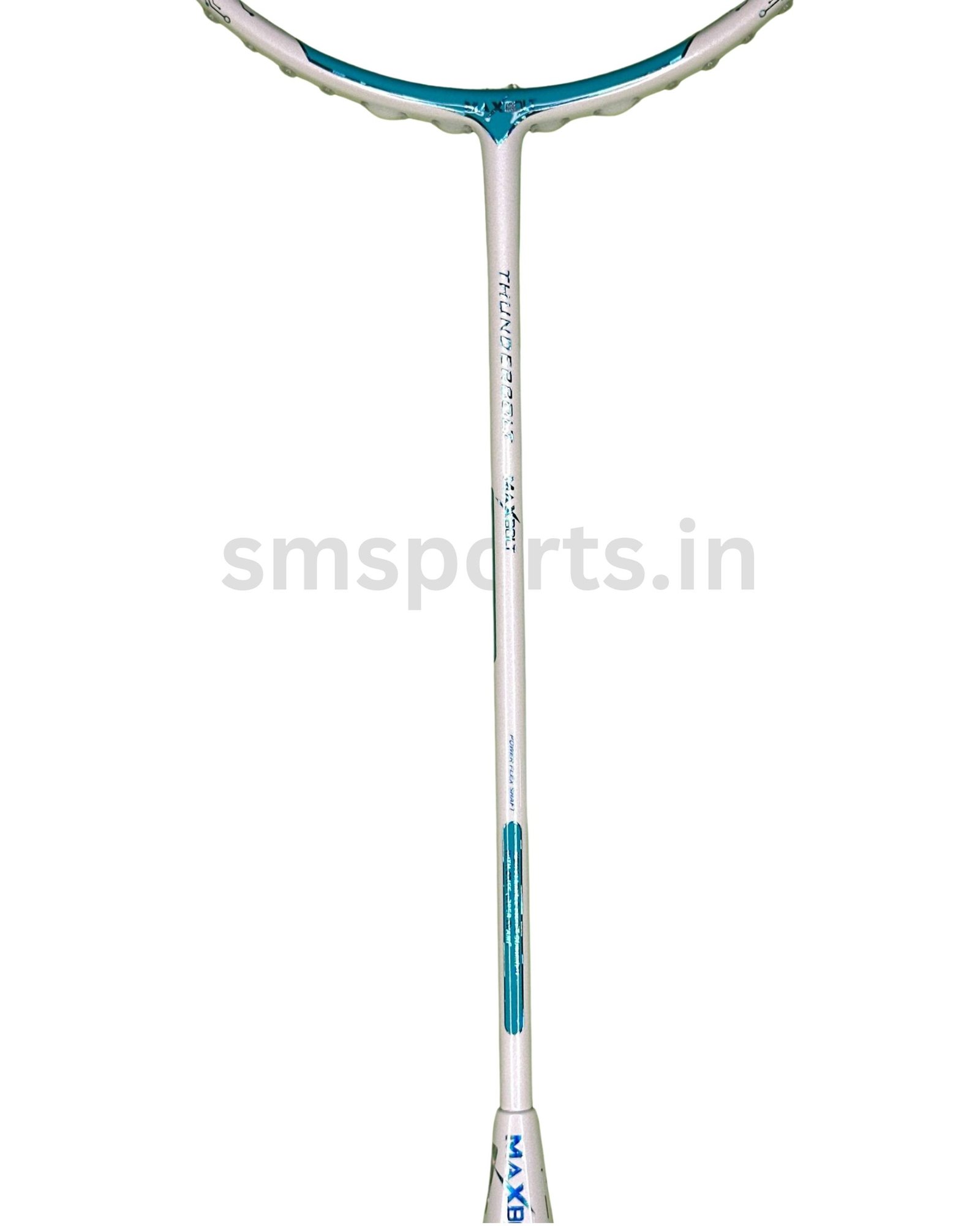 Maxbolt Thunderbolt White Badminton Racket - Image 3