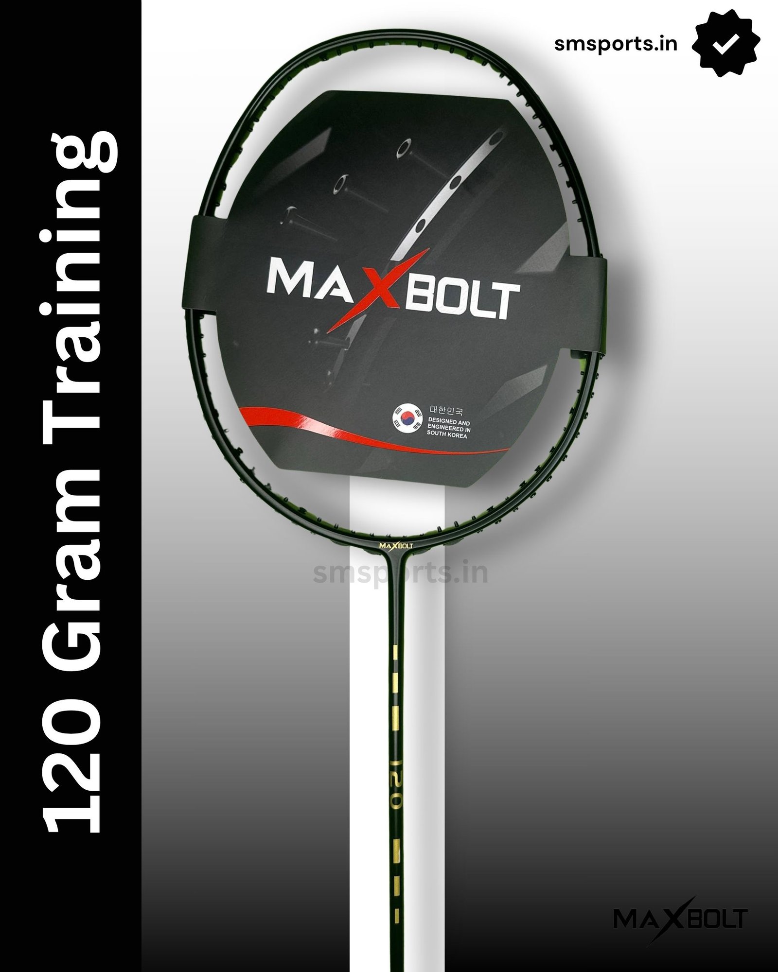 MaxBolt Training 120 Gram Badminton Racquet
