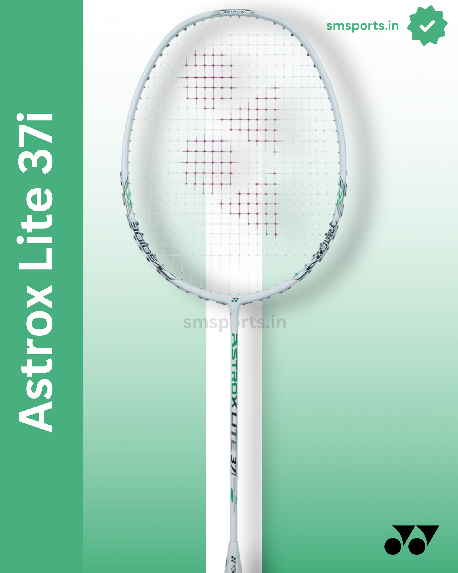 Yonex Astrox 37I Lite Badminton Racquet - Pearle White