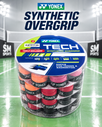 Yonex Tech-501B Badminton Grip - 60 pcs (Multicolor)
